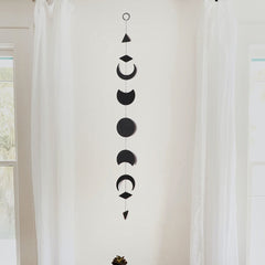 Black Moon Phases Gothic Hanging Wall Decoration