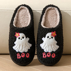 Boo Cute Ghost Plush Slippers