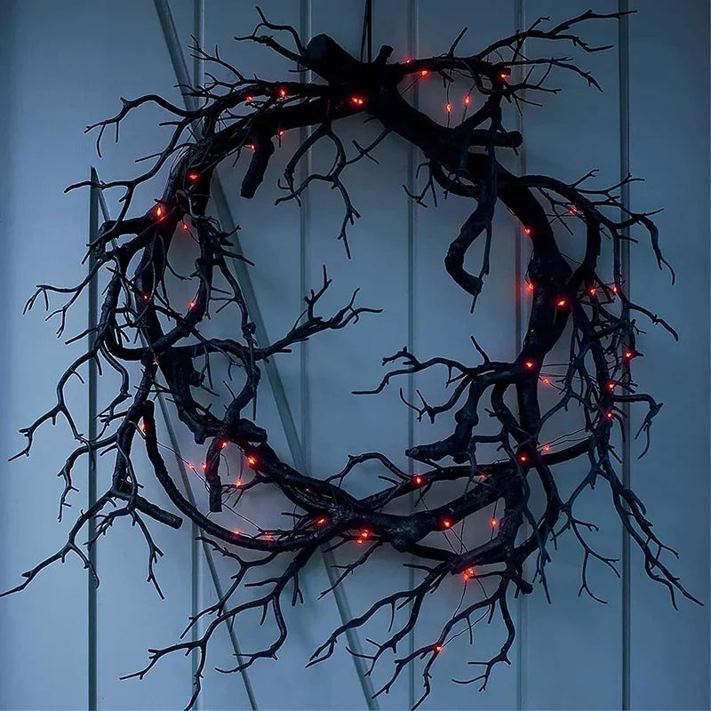 Spooky Door Wreath