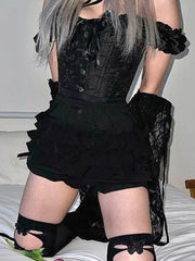 Mall Goth Black Aesthetic Y2k E-girl Shorts