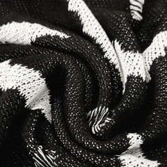 Dark Grunge Goth Bat Pattern Loose Knitted Sweater