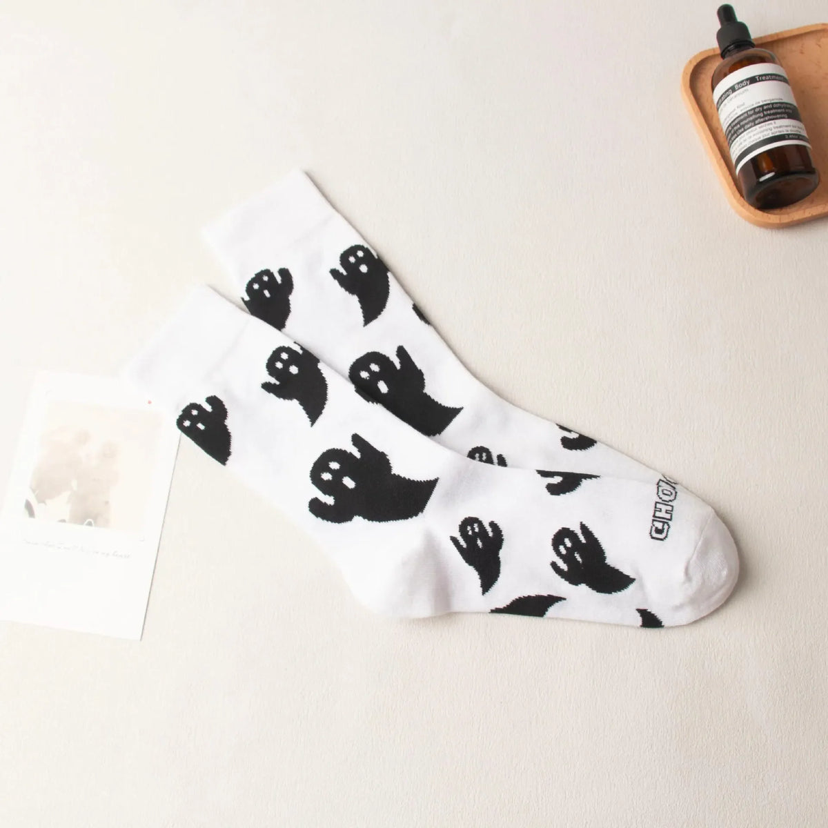 Cute Spooky Ghost Socks