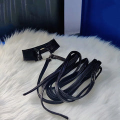 Goth Black Arm Straps