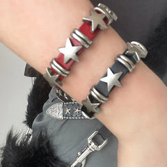 Punk Rock Wrap PU Leather Bracelets