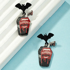 'Vampire Blood' Bat Themed Earrings