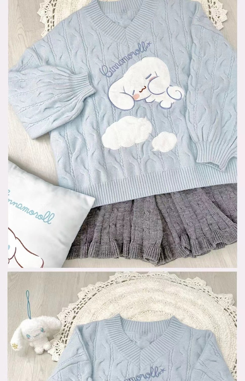 Sleepy Puppy Knit Sweater