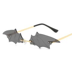 Goth Black Bat Shaped Fashion Sunglasses (Various Colours)