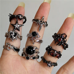 Goth Alt Grunge Rings