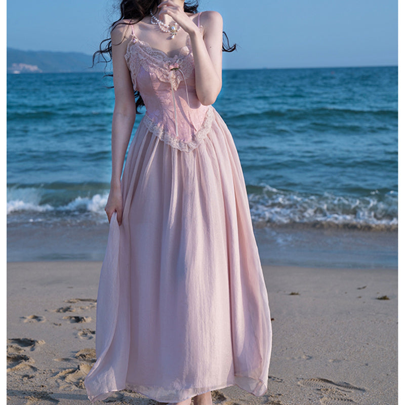 Velvet Fairycore Maxi Dress