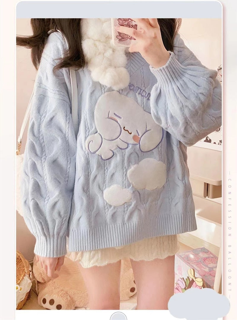 Sleepy Puppy Knit Sweater
