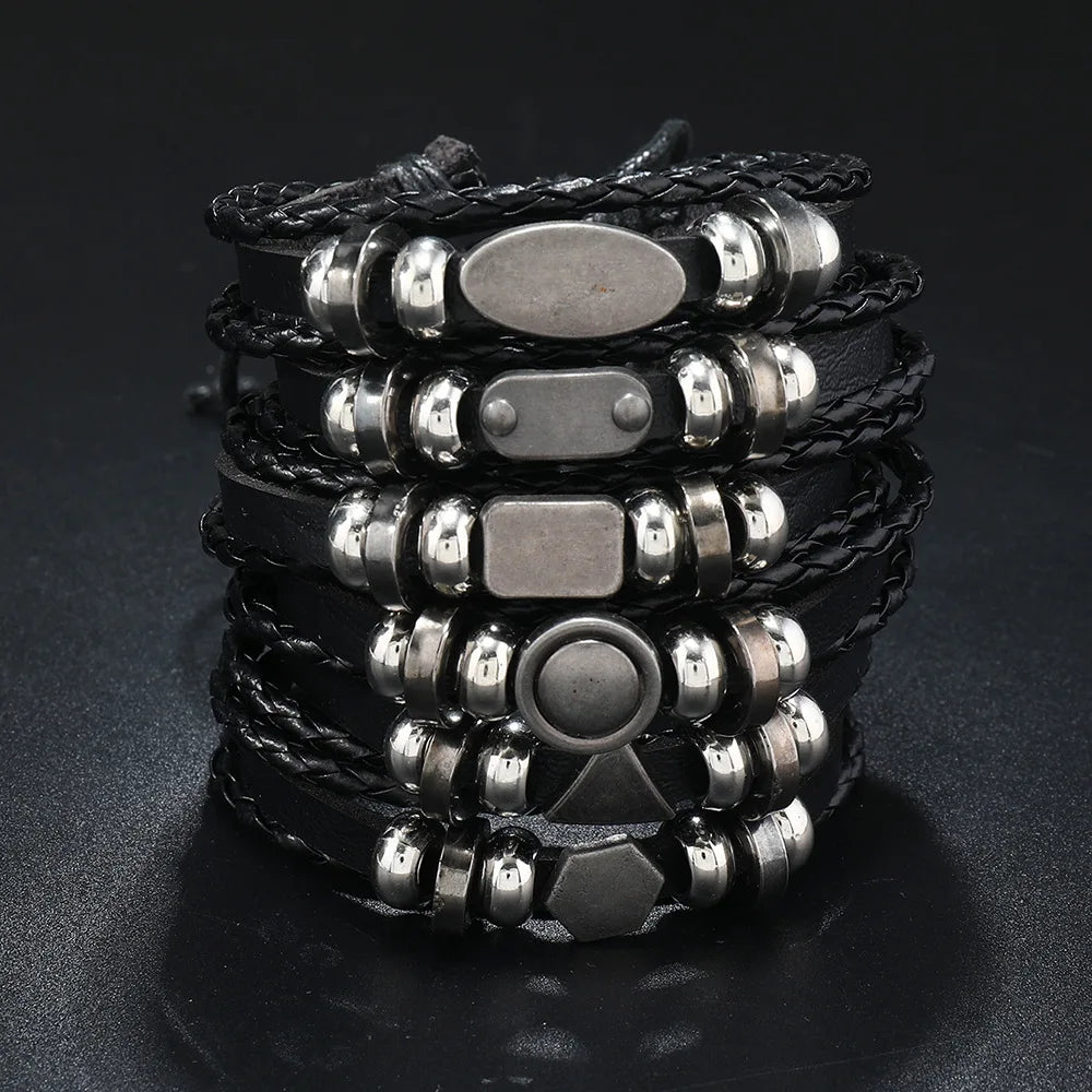 Alternative Goth Multi-layer Retro Bracelet