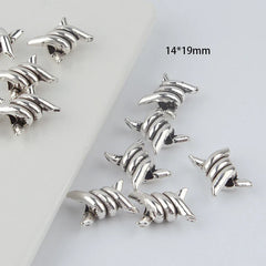 1pcs Decorative Barbed Wire Accessories For Sneakers, Boots