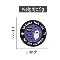 Boo Ghost Enamel Pin