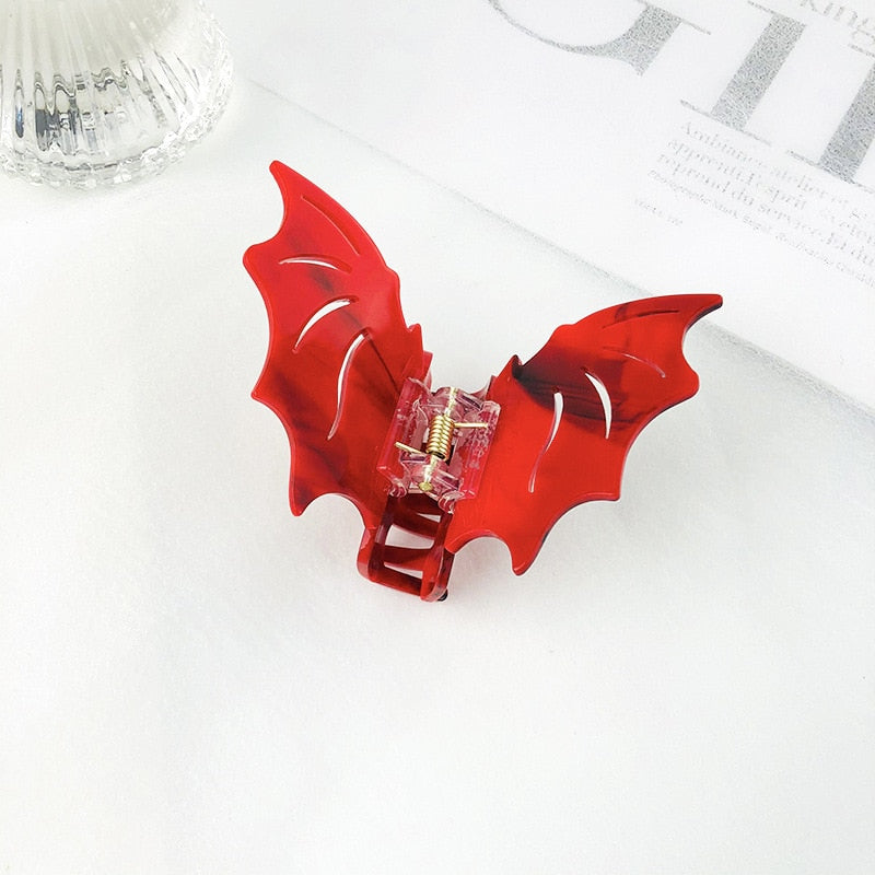 Black Bat Hair Pin Clip