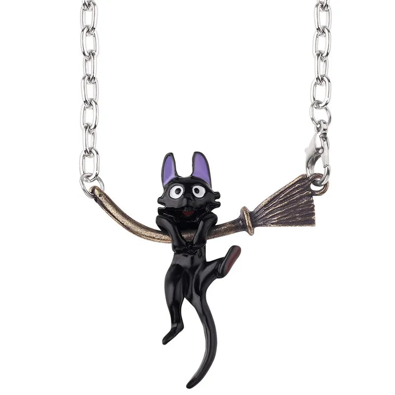 Anime Black Cat Necklace Choker