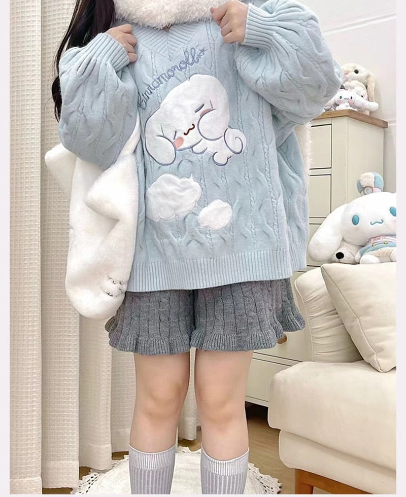 Sleepy Puppy Knit Sweater