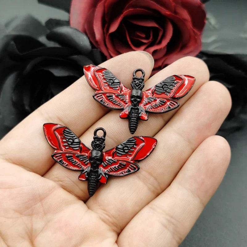 3pcs Death Moth Pendants