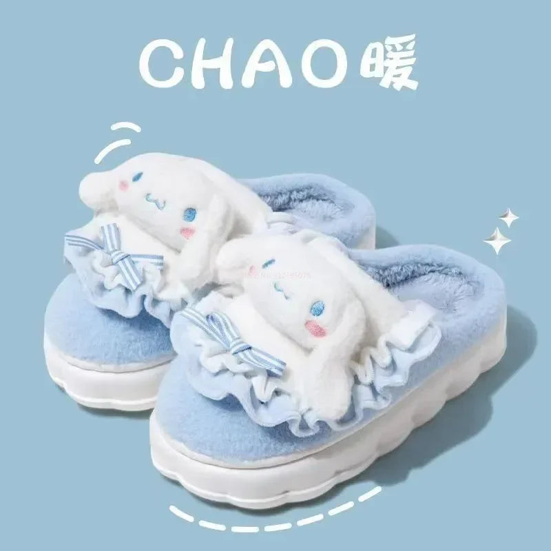 Fuzzy Friends Kawaii Slippers