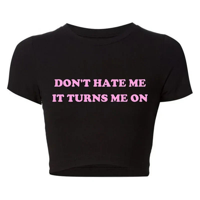 Black 2000s Grunge T-Shirt
