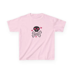 Skull Heart Graphic Baby Tee
