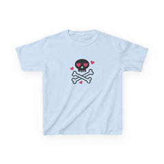 Skull Heart Graphic Baby Tee