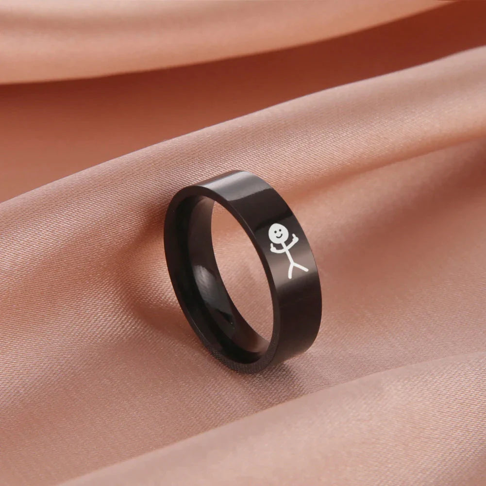 Stickman Band Ring