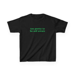 Too Pretty to be Self Aware Brat Baby Tee