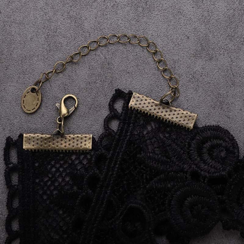 Steampunk gear chain choker