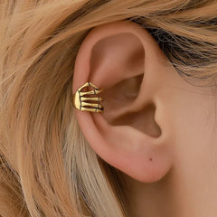 Diverse Skeleton Hand Ear Clip