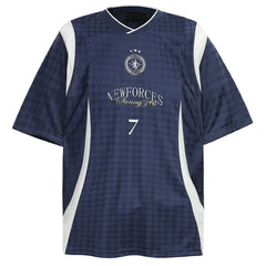 Vintage Y2K Plaid Soccer Jersey