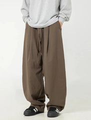 Wide Leg Curved Y2K Parachute Trousers