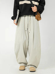 Wide Leg Curved Y2K Parachute Trousers