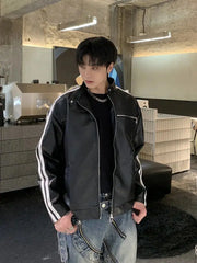 Y2K American Leather Jacket