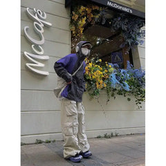 Y2K Baggy Cargo Pocket Trousers