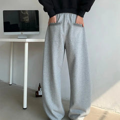 Y2K Baggy Straight Leg Sweatpant Joggers Trousers