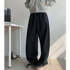 Y2K Baggy Straight Leg Sweatpant Joggers Trousers