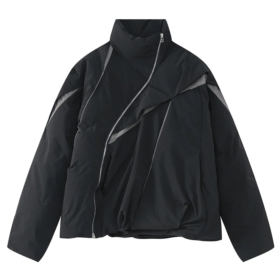 Y2K "Carved Apart" Padded Coat