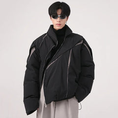 Y2K "Carved Apart" Padded Coat