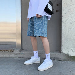 Y2K Light Washed faded Denim Shorts Jorts