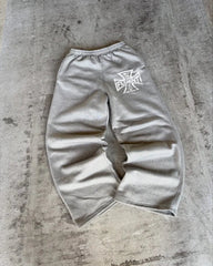 Y2K Cross Straight Leg Sweatpant Joggers Trousers