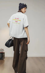 Y2K Cuban Collar Embroidered Short Sleeve Thin Work Shirt