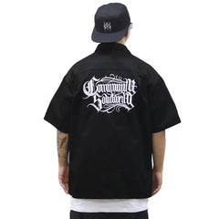 Y2K Embroidered Safari Style Work Shirt