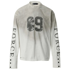 Y2K Force Graphic Long Sleeve Top
