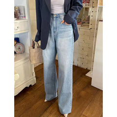 Y2K Heart Print Baggy Denim Jeans