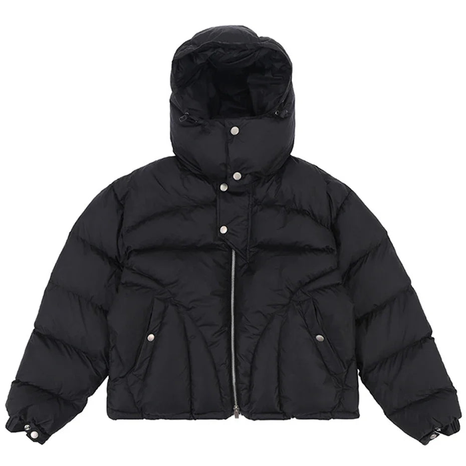 Y2K Hooded Puffer Jacket Coat