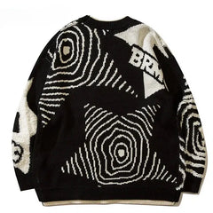 Y2K Knit Shuriken Jumper