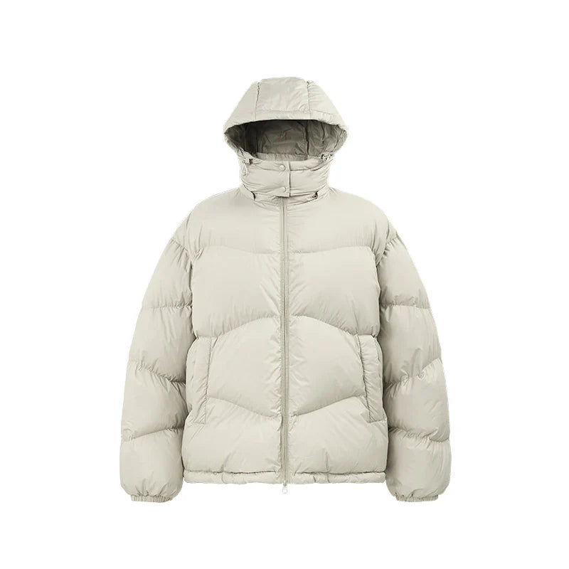 Y2K Lightweight Hooded Puffer Jacket Coat