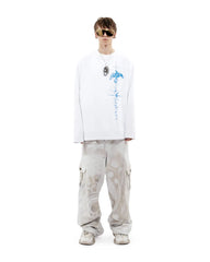 Y2K Long Sleeve Holy Graphic Top