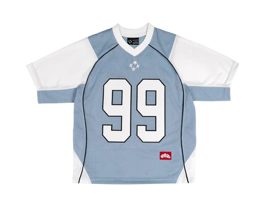 Y2K Mesh 99 American Jersey T Shirt
