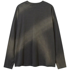 Y2K Morphed Graphic Long Sleeve Top